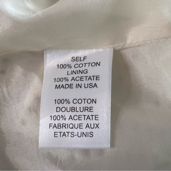 Nanette Lepore Cream and Brown Fluted Fit and Flare Skirt - Picture 10 of 10